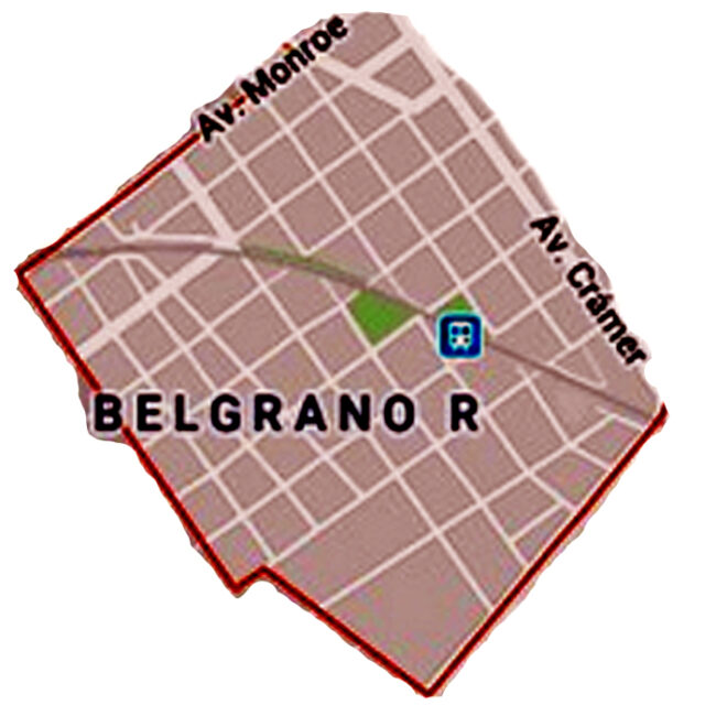 Listado de Colegios en el barrio de Belgrano R 20